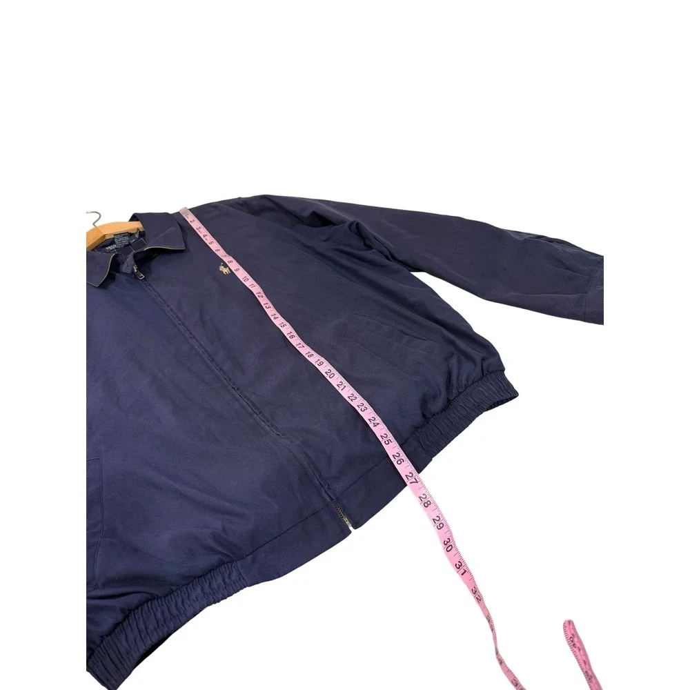 Vintage 90s Polo Ralph Lauren Harrington Bi-Swing Jacket Mens Large Navy Blue